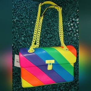 *** XMAS SPECIAL ***NWT KURT GEIGER LONDON “THE BRIXTON”  LEATHER HANDBAG